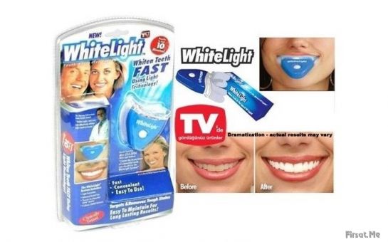 Dişleriniz Işıl Işıl ve Bembeyaz Olsun Diş Beyazlatma ve Parlatma Seti White Light