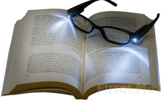 Artık Karanlıkta Bile Kitap Okuyabileceksiniz Led Işıklı Kitap Okuma Gözlüğü