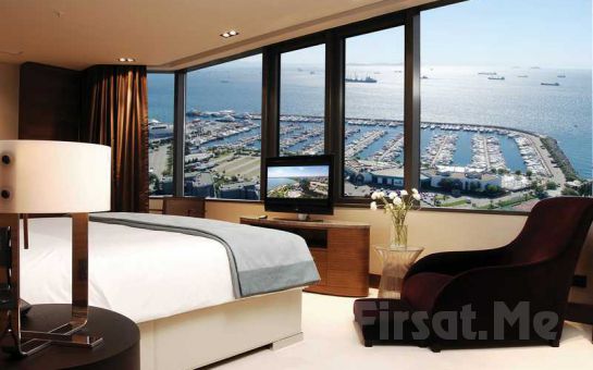 Deniz Manzaralı 5*’lı Sheraton İstanbul Ataköy Hotel’in Şık ve Modern Odalarında 2 Kişi 1 Gece Konaklama, Kahvaltı, SPA, Havuz Fırsatı