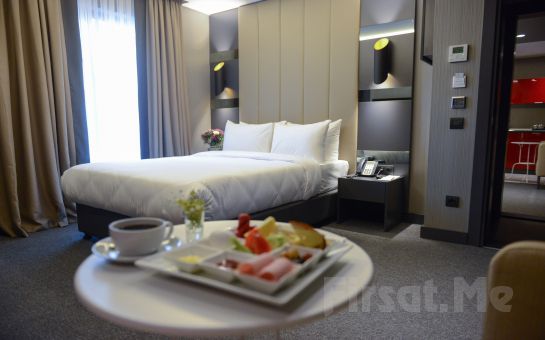 Cityloft 24 Suites Ataşehir’de 2 Kişi 1 Gece Konaklama ve Kahvaltı Seçenekleri