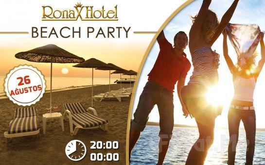 Kumburgaz Ronax Otelde Canlı Müzik Eşliğinde Beach Party Keyfi