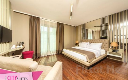 Ataşehir The City Suites Hotel’de 2 Kişi 1 Gece Kahvaltı Dahil Konaklama Keyfi