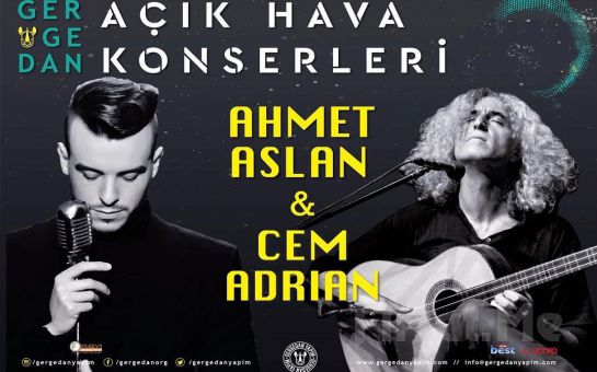 3 Haziran’da İzmir Kültür Park Açık Hava Tiyatrosu’nda Cem Adrian ve Ahmet Aslan Konser Giriş Bileti