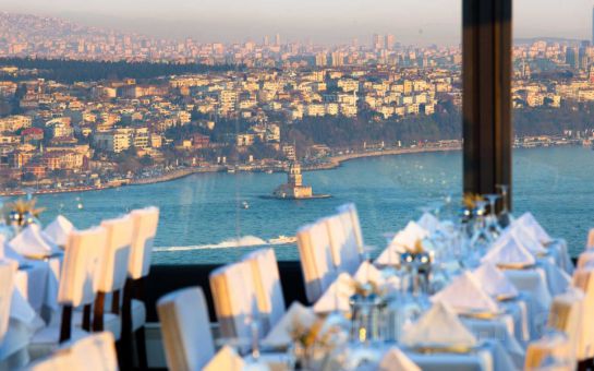 City Center Hotel Bedrud Meyhane Taksim’de Boğaz Manzarası Eşliğinde İçecek Dahil Leziz Yemek Menüleri