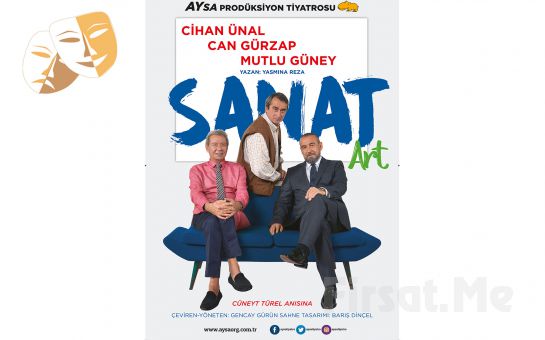 Cihan Ünal, Can Gürzap ve Mutlu Güney’den SANAT Tiyatro Oyun Bileti