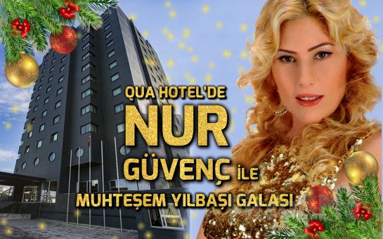 5 *’lı Qua Hotel Atatürk Airport Bağcılar’da Canlı Müzik Eşliğinde Yılbaşı Galası veya Shiska Cafe’de Eğlence, Konaklama Seçenekleriyle