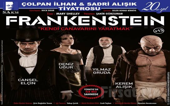 Cansel Elçin, Kerem Alışık ve Deniz Uğur’un Rol Aldığı Frankenstein Tiyatro Oyun Bileti