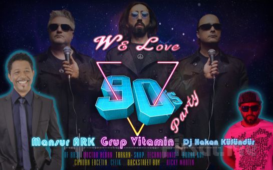 Kadikoy DorockXL’da 6 Haziran’da Grup Vitamin, Mansur Ark ve DJ Hakan Küfündür We Love 90`S Party Giriş Bileti