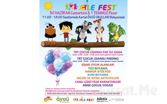 Müzik, Tityatro, Eğlence ve Aktivite Dolu ’Aile Festivali’ Giriş Biletleri