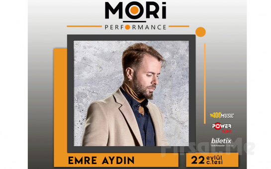 Mori Performance’ta 22 Eylül’de Emre Aydın Konser Bileti
