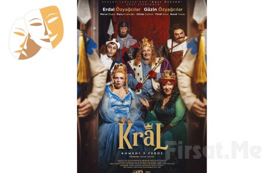 Erdal Özyağcılar ve Usta Oyunculardan Absürd Komedi ’Kral’ Tiyatro Oyun Bileti