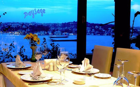 Kanlıca Paysage Restaurant’ta Büyüleyici Boğaz Manzarası Eşliğinde Akşam Yemeği