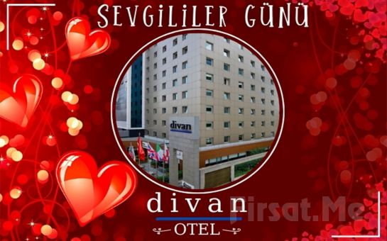 Divan İstanbul City Hotel’de Sevgililer Gününe Özel 2 Kişilik Konaklama, Odaya Şarap Servisi ve İkramlar, Kahvaltı Seçenekler