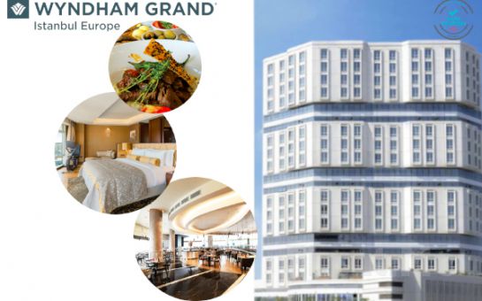 Güneşli Wyndham Grand İstanbul Europe Hotel’de Jakuzili Suite Odalarda 2 Kişilik Konaklama, İftar ve Sahur Menüleri