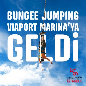 Viaport Marina Tuzla’da Bungee Jumping Heyecanı