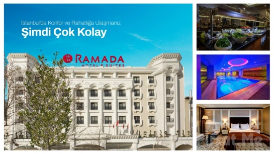 Ramada Hotel & Suites by Wyndham Istanbul Merter’de 2 Kişilik Konaklama, Kahvaltı ve SPA Merkezi Kullanım Seçenekleri