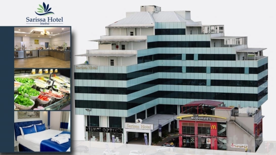 Beylikdüzü’nün Merkezi Sarissa Hotel’de 2 Kişilik Konaklama ve Açık Büfe Kahvaltı
