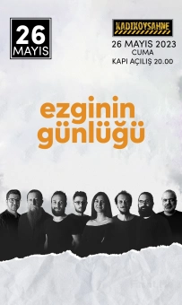 Kadıköy Sahne’de 26 Mayıs’ta ’Ezginin Günlüğü’ Konser Bileti