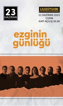 Kadıköy Sahne’de 23 Haziran’da ’Ezginin Günlüğü’ Konser Bileti