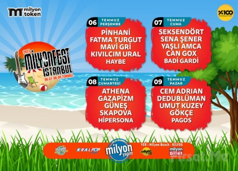 ’MilyonFest İstanbul 2023’ Giriş Biletleri