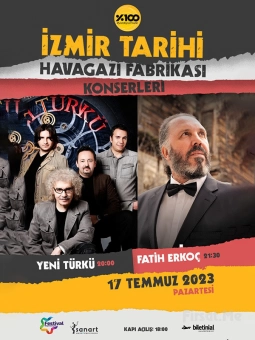 Tarihi Havagazı Fabrikası’nda 17 Temmuz’da ’Fatih Erkoç - Yeni Türkü’ Konser Bileti