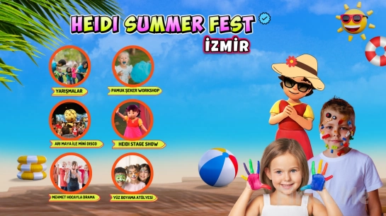 İzmir Bornova Ayfer Feray Açıkhava Tiyatrosu’nda 4 Ağustos’ta Heidi Summer Fest Çocuk Şöleni Bileti