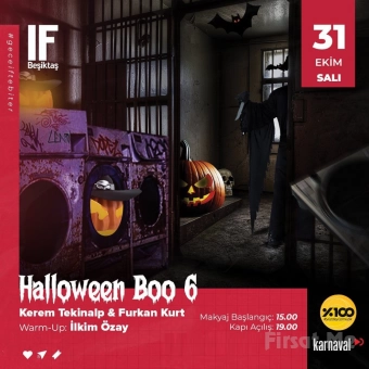 IF Performance Beşiktaş’ta 31 Ekim’de Tüm Zamanların En iyi Partisi ’Halloween Party Boo 6’