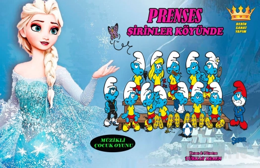 ’Prenses Elsa Şirinler Ülkesinde’ Çocuk Tiyatro Oyunu Bileti