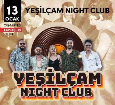 Kadıköy Sahne’de 13 Ocak’ta ’Yeşilcam Night Club’ Konser Bileti