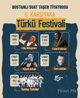 ’5. Karşıyaka Türkü Festivali’ Konser Biletleri