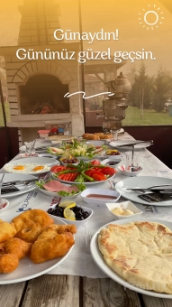 Polonezköy Mimoza Park’ta Yemyeşil Doğa İçerisinde Semaver Eşliğinde Serpme Kahvaltı