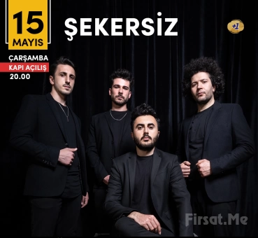 Kadıköy Sahne’de 15 Mayıs’ta ’Şekersiz’ Konser Bileti