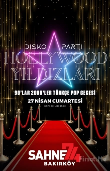 Bakırköy Sahne 74’te 27 Nisan’da ’Hollywood Yıldızları Disko Parti’ Konser Bileti