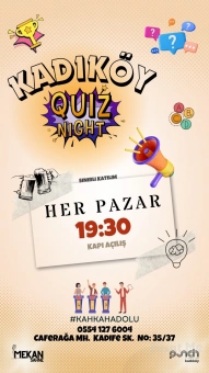 ’Kadıköy Quiz Night’ Stand Up Gösteri Bileti