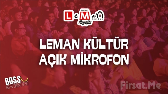 ’Açık Mikrofon Stand Up Gecesi - Leman Kültür Beyoğlu’ Gösteri Bileti