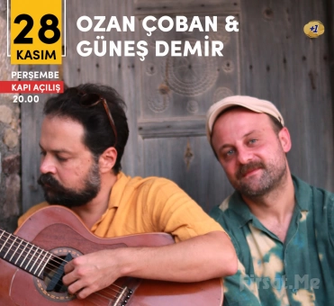 Kadıköy Sahne’de 28 Kasım’da ’Ozan Çoban & Güneş Demir’ Konser Bileti