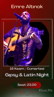 ’Emre Altınok Gipsy & Latin Night’ Konser Bileti