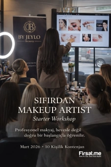 By jeylo Beauty ile Makyaj Eğitimine Doğru ve Sağlam Bir Başlangıç: Uygulamalı Workshop