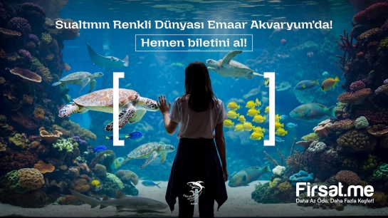 Emaar Akvaryum İstanbul & Sualtı Hayvanat Bahçesi Giriş Bileti