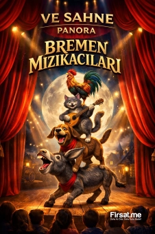 ’Bremen Mızıkacıları Müzikali’ Çocuk Tiyatro Bileti