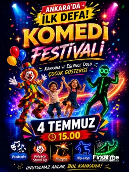 ’Komedi Festivali’ Çocuk Tiyatro Oyunu Bileti