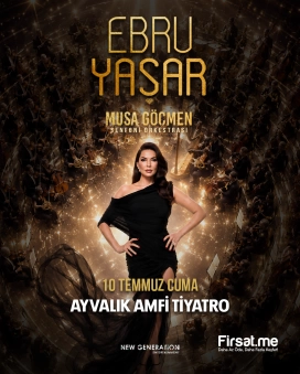 Ayvalık Amfi Tiyatro’da 10 Temmuz’da ’Ebru Yaşar & Musa Göçmen Senfoni Orkestrası’ Konser Biletleri (ÇİFT KİŞİLİK BİLET AVANTAJIYLA)