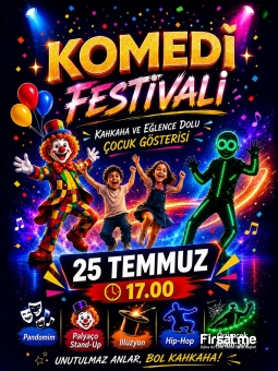 ’Komedi Festivali’ Çocuk Tiyatro Oyunu Bileti