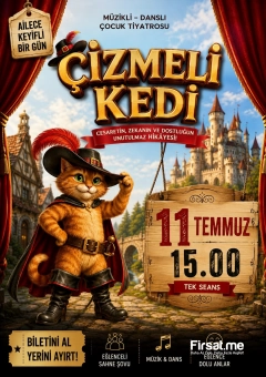 ’Çizmeli Kedi’ Çocuk Tiyatro Oyunu Bileti