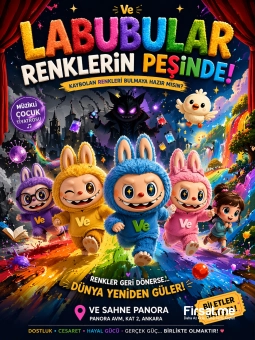 ’Labubu - Renklerin Peşinde’ Çocuk Tiyatro Bileti