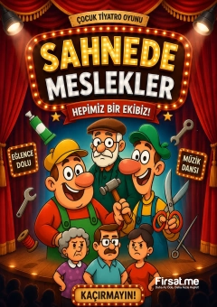 ’Sahnede Meslekler’ Çocuk Tiyatro Oyunu Bileti
