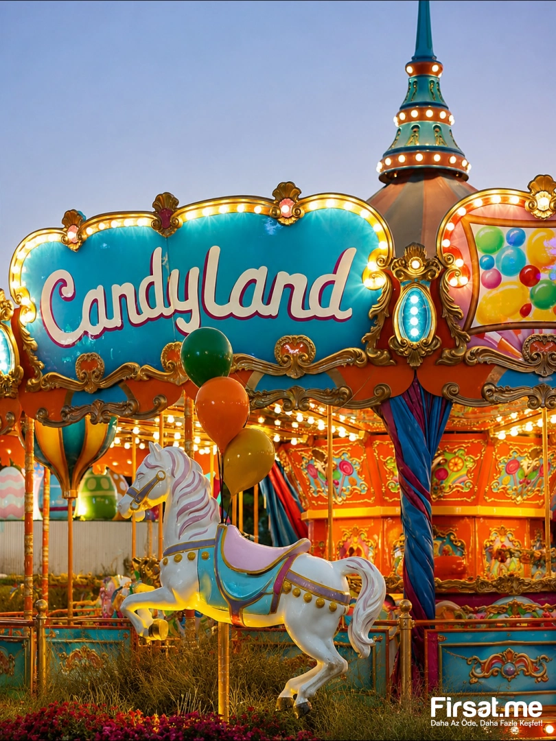 Candyland Bodrum Lunapark Giriş Bileti (Online Özel İndirimle)