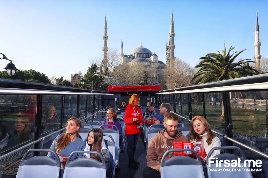İstanbul Hop-On Hop-Off Otobüs Turu + Boğaz Turu (Online Özel İndirimle)