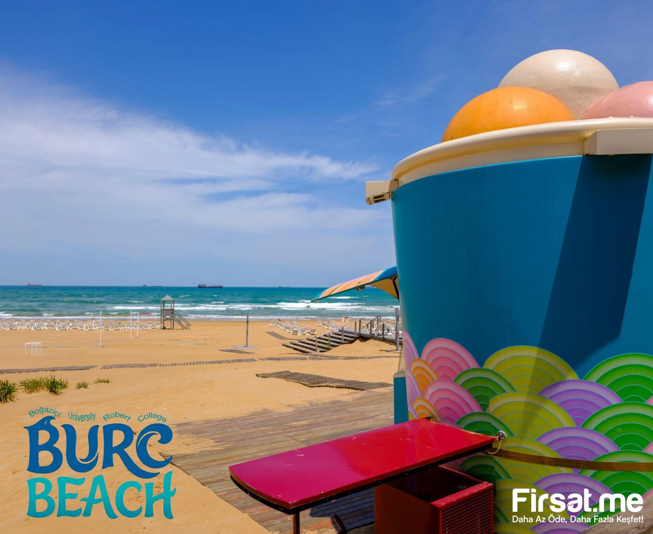 Burç Beach Kilyos’ta Şezlong Şemsiye Dahil Tüm Gün Plaj Keyfi (Online Özel İndirim)