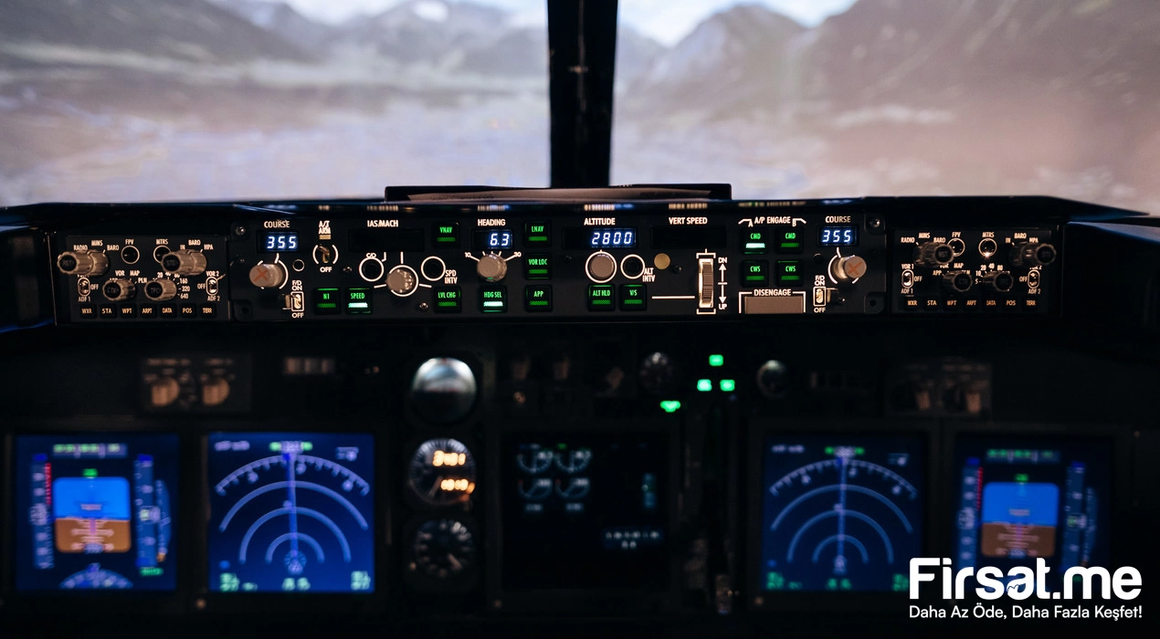 İstanbul Flight Center’da 1 veya 2 Kişilik 1 Saat Boeing 737 Simülatör Uçuş Deneyimi